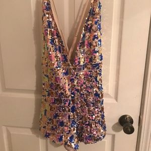 Forever 21 Sequin Romper